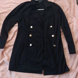 Everwear Dress Coat Large Black